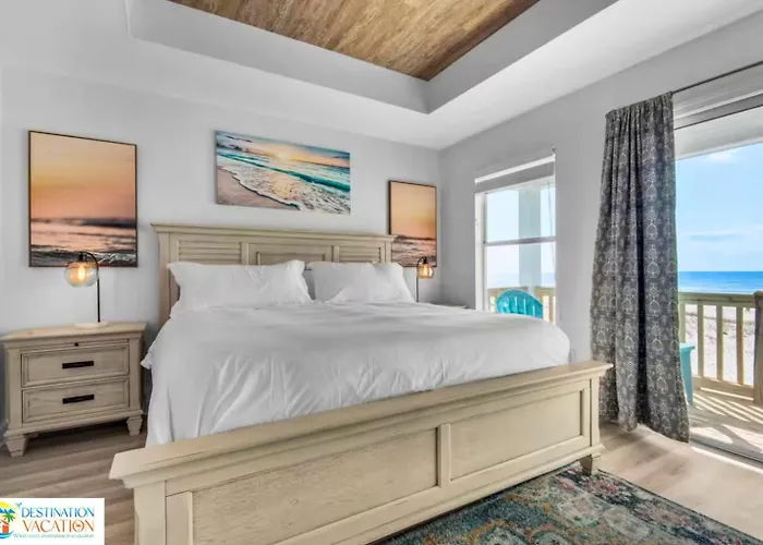 Gulf Shores Beachfront Gem 5Br Pool Walk To Sand Apartment Gulf Shores