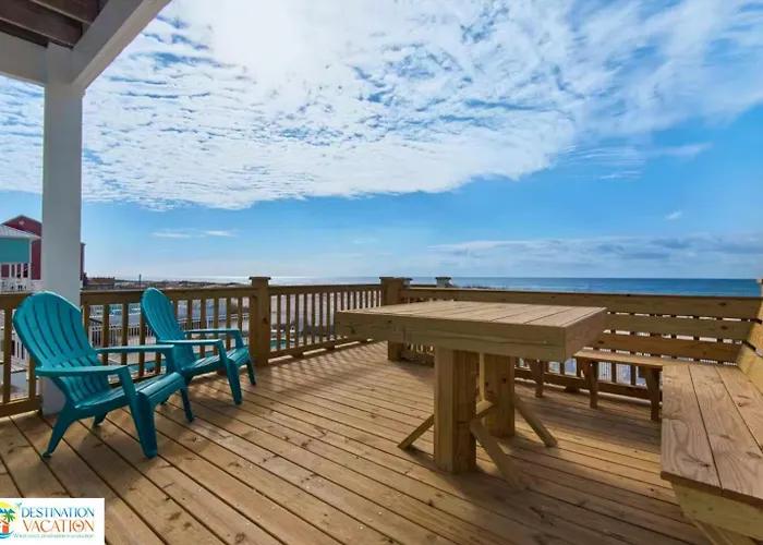 Gulf Shores Beachfront Gem 5Br Pool Walk To Sand Apartment Gulf Shores