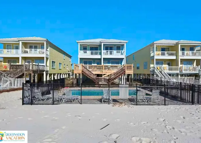 Apartment Gulf Shores Beachfront Gem 5Br Pool Walk To Sand
