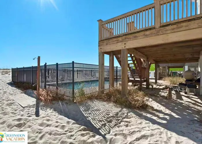 Gulf Shores Beachfront Gem 5Br Pool Walk To Sand Apartment